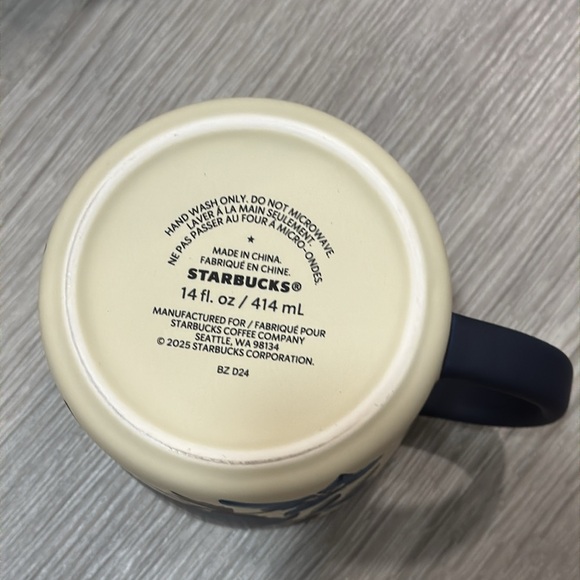 Lenco Azulejo FARM Rio Starbucks Collaboration Ceramic Mug Blue Tropical - Picture 10 of 12